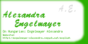 alexandra engelmayer business card